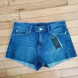 GUESS | Sillery Wash High Rise Shorts US  28
